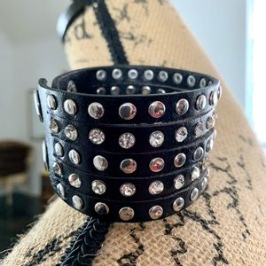 New Sliver studded and bling bracelet.